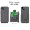 Coque Antichoc avec Clip Ceinture Amovible pour iPhone 14