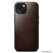 iPhone 15 | Coque MagSafe NOMAD Modern en Cuir HORWEEN®