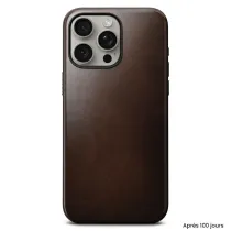 iPhone 15 Pro Max | Coque MagSafe NOMAD Modern en Cuir HORWEEN®