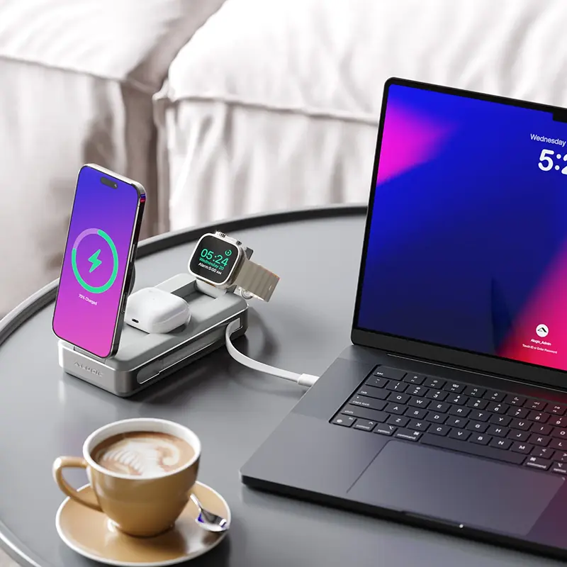 Batterie Externe ALOGIC Roam 6-en-1 21 000 mAh avec Charge sans Fil Qi2