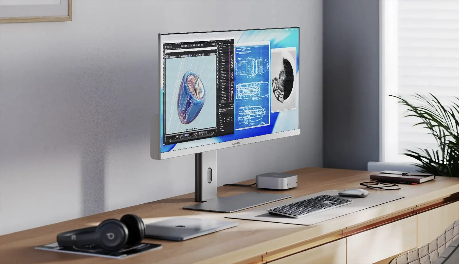 Moniteur Panoramique ALOGIC Edge 40'' 5K