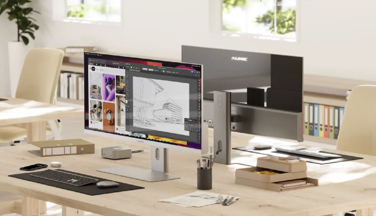 Moniteur Panoramique ALOGIC Edge 40'' 5K