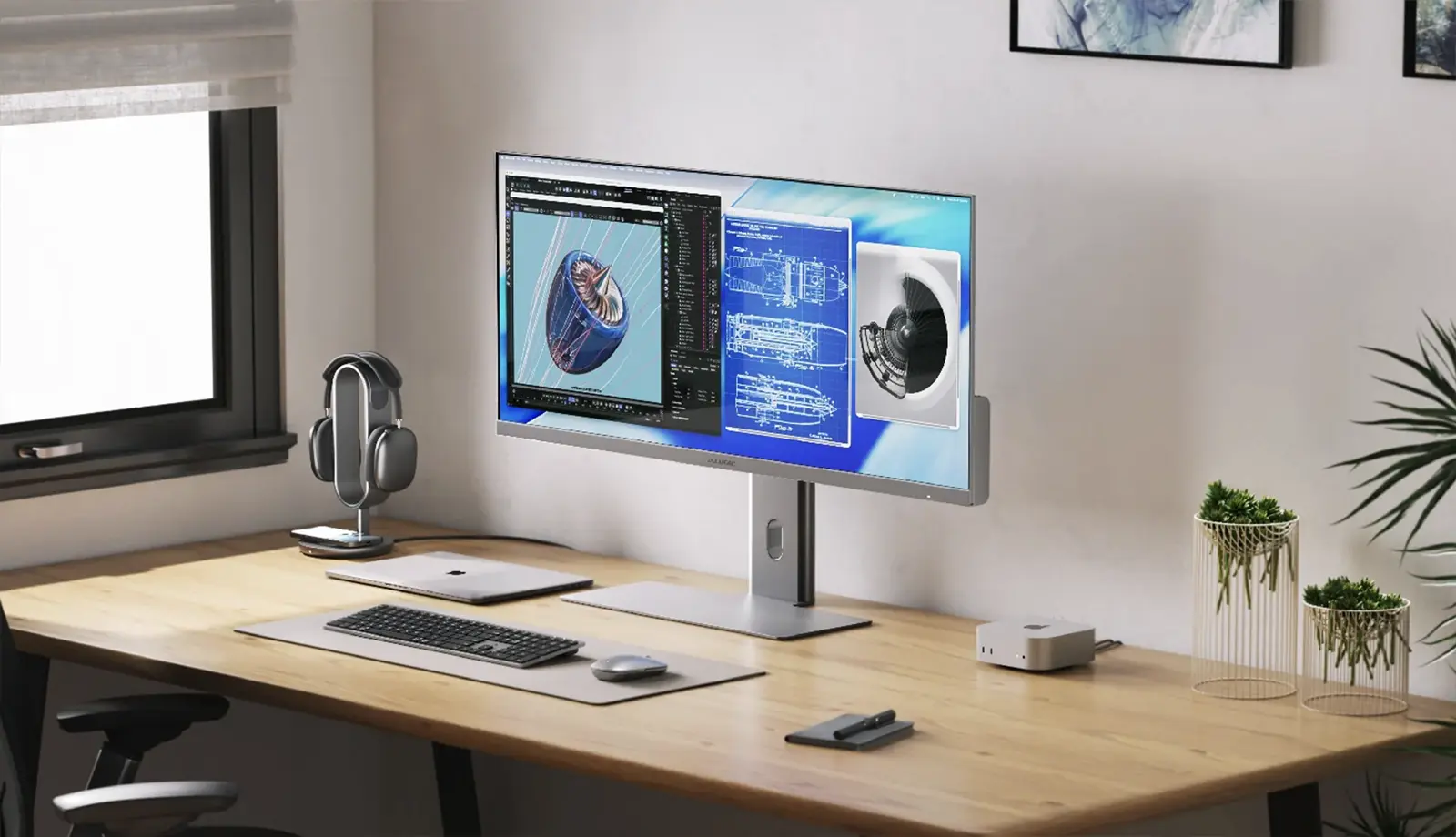 Moniteur Panoramique ALOGIC Edge 40'' 5K