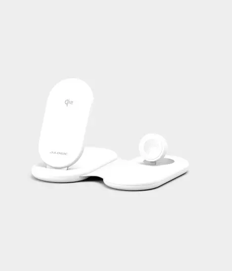 Chargeur Induction Pliable 3-en-1 ALOGIC PackAway Qi2