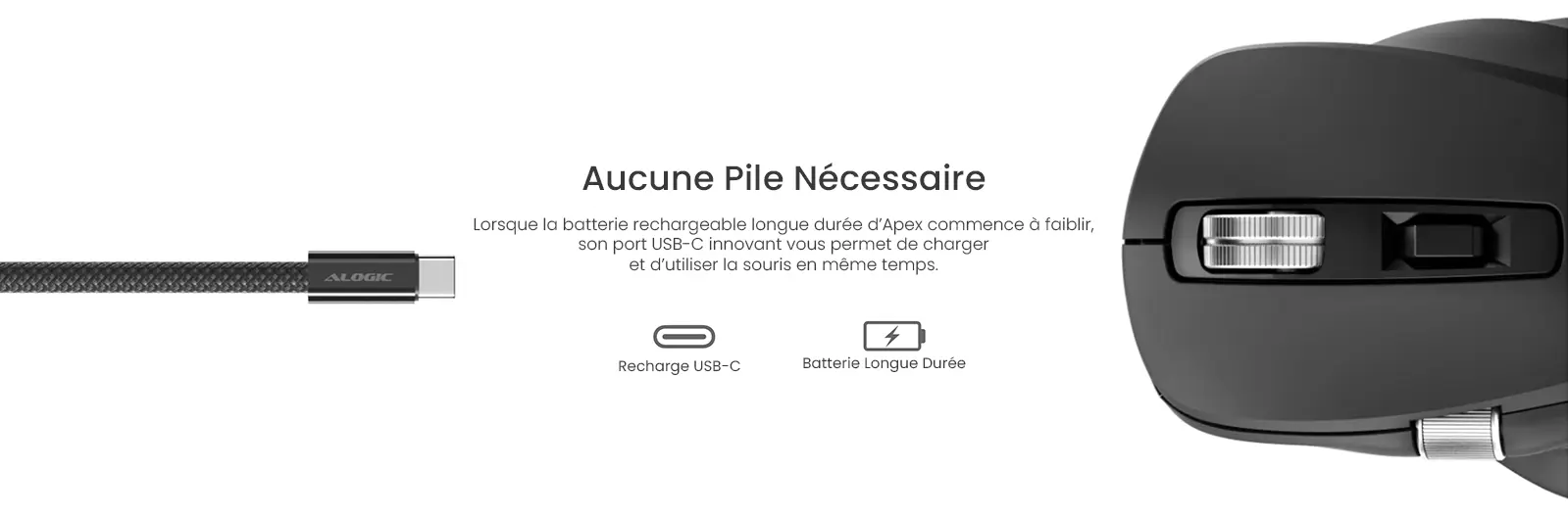 Souris Optique ALOGIC Apex