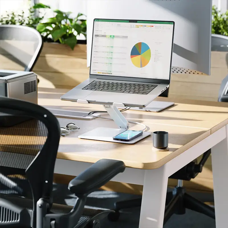 Support de Bureau ALOGIC Elite avec Chargeur Induction