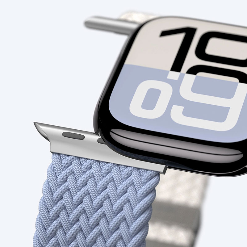Pack de 2 Bracelets Tressés AMAZING THING MagniFit Glamour Blend pour Apple Watch
