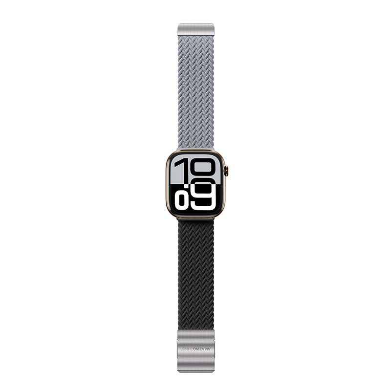 Pack de 2 Bracelets Tressés AMAZING THING MagniFit Glamour Blend pour Apple Watch