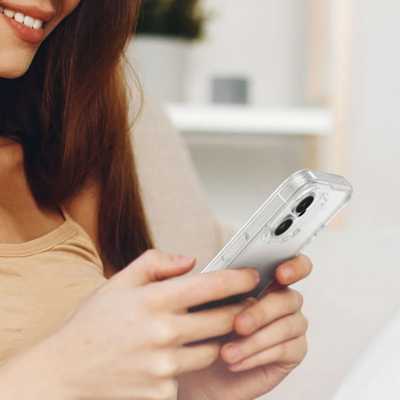 Coque Transparente AMAZING THING Minimal pour iPhone 16