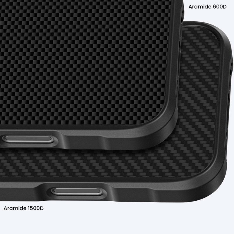 Coque MagSafe AMAZING THING Titan Max en Fibre d'Aramide 600D pour iPhone 16 Pro Max