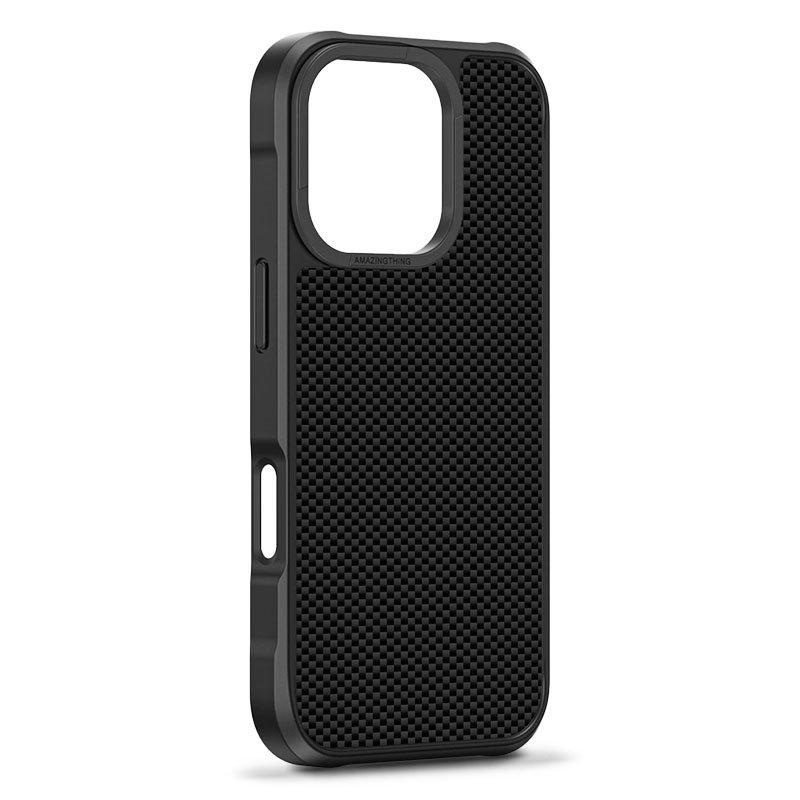 Coque MagSafe AMAZING THING Titan Max en Fibre d'Aramide 600D pour iPhone 16 Pro Max