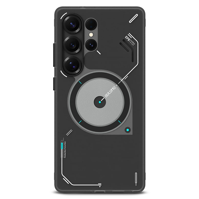 Coque MagSafe AULUMU Frosted Phosphorescente pour Galaxy S25 Ultra