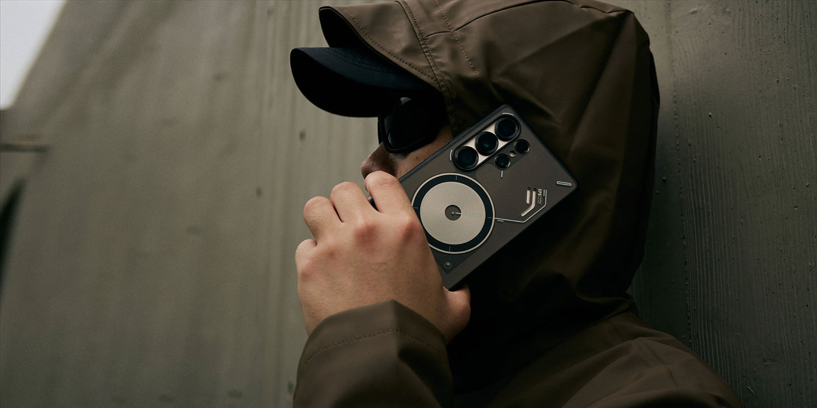 Coque MagSafe AULUMU Frosted Phosphorescente pour Galaxy S25 Ultra