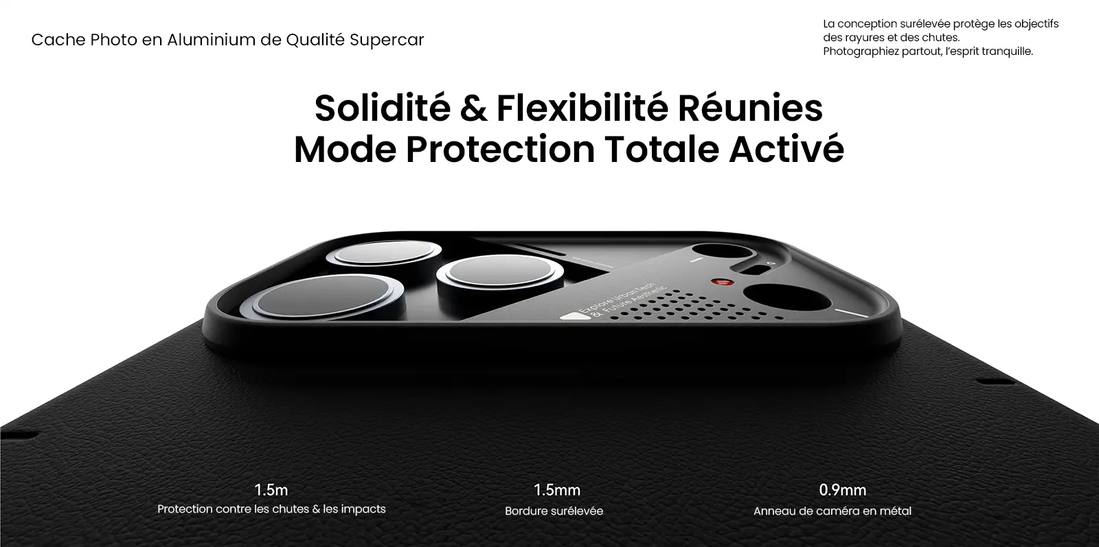 Coque MagSafe iPhone 17 Pro Aulumu vegan protection optimale angles et appareil photo