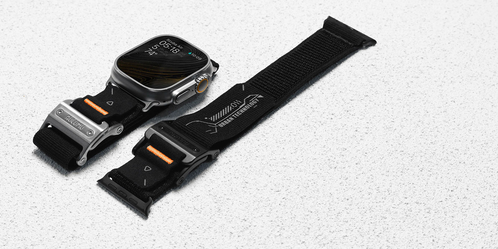 Bracelet Nylon AULUMU A11 Mag Buckle pour Apple Watch