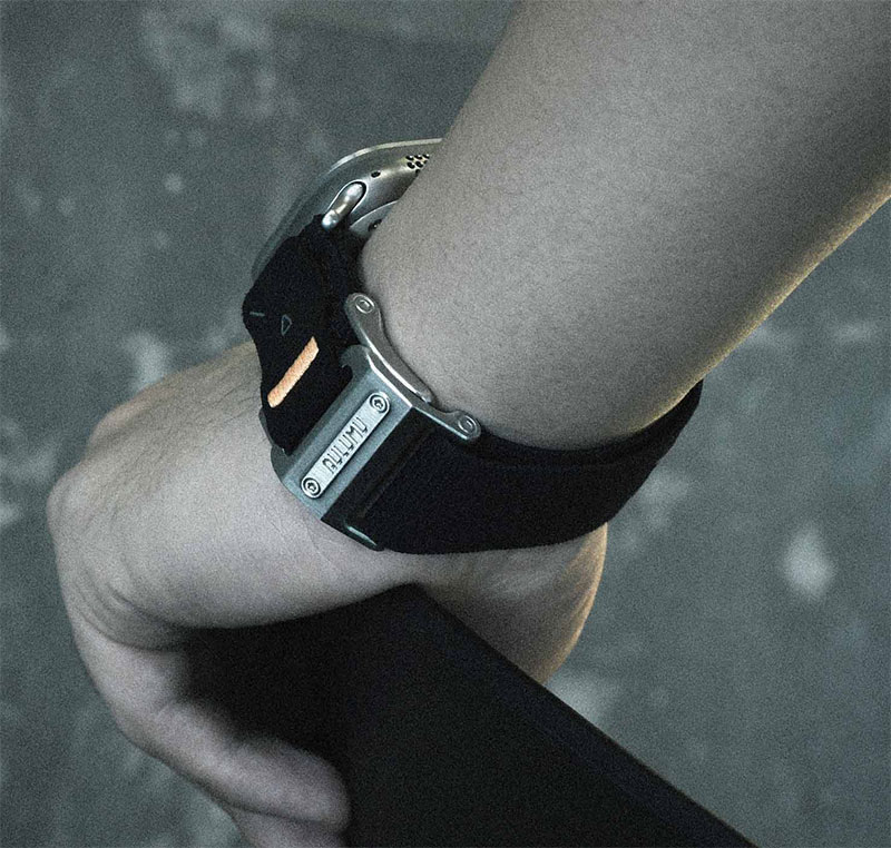 Bracelet Nylon AULUMU A11 Mag Buckle pour Apple Watch