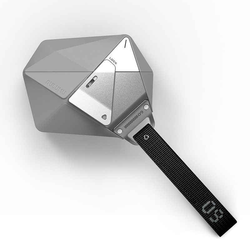 Étui AULUMU A09 Geometric Case avec Dragonne Amovible pour AirPods Pro 1 & 2