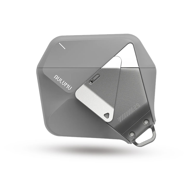 Étui AULUMU A29 Geometric Case avec Dragonne Amovible pour AirPods 4