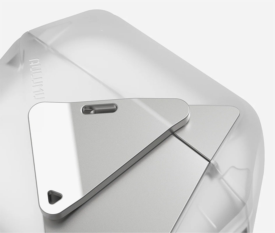 Étui AULUMU A29 Geometric Case avec Dragonne Amovible pour AirPods 4