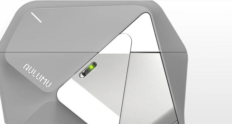 Étui AULUMU A29 Geometric Case avec Dragonne Amovible pour AirPods 4