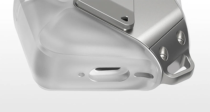 Étui AULUMU A29 Geometric Case avec Dragonne Amovible pour AirPods 4