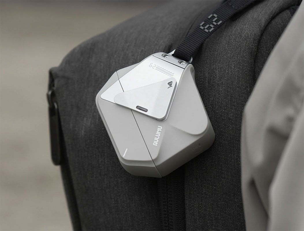 Étui AULUMU A29 Geometric Case avec Dragonne Amovible pour AirPods 4