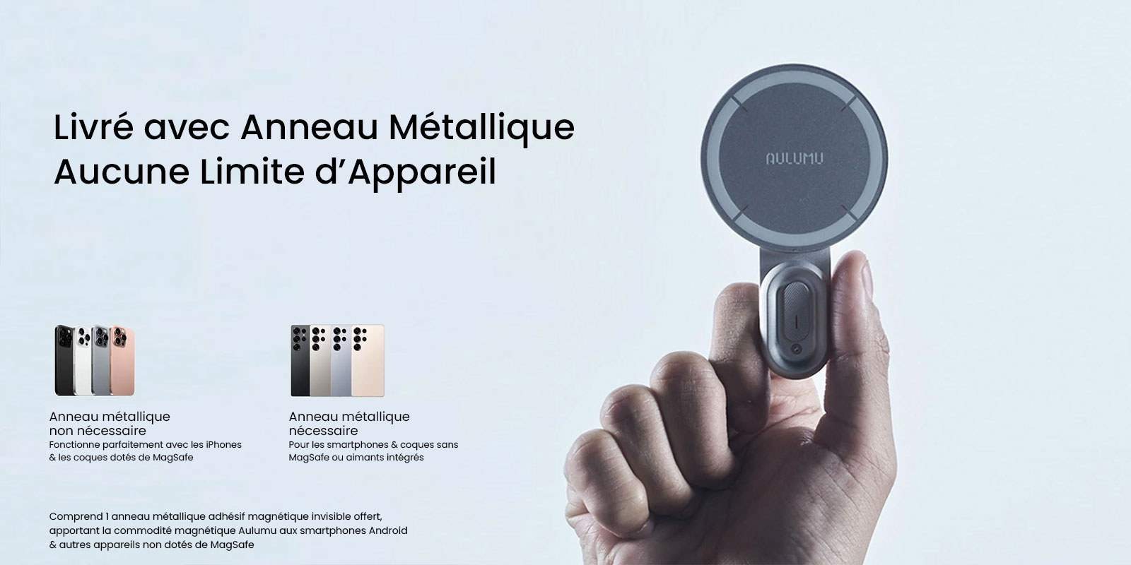 Support MagSafe 5-en-1 AULUMU G05 Air