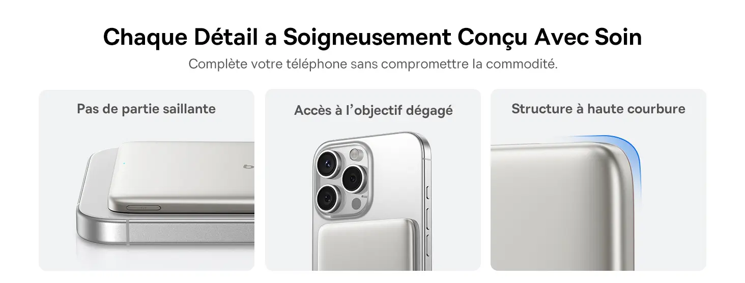 Batterie Externe MagSafe BASEUS PicoGo - Capacité 5000 mAh