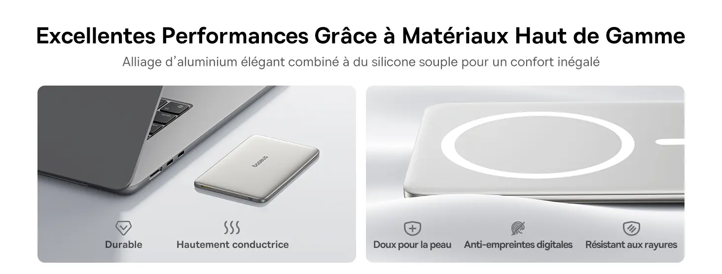 Batterie Externe MagSafe BASEUS PicoGo - Capacité 5000 mAh