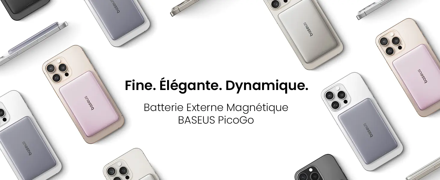 Batterie Externe MagSafe BASEUS PicoGo - Capacité 5000 mAh