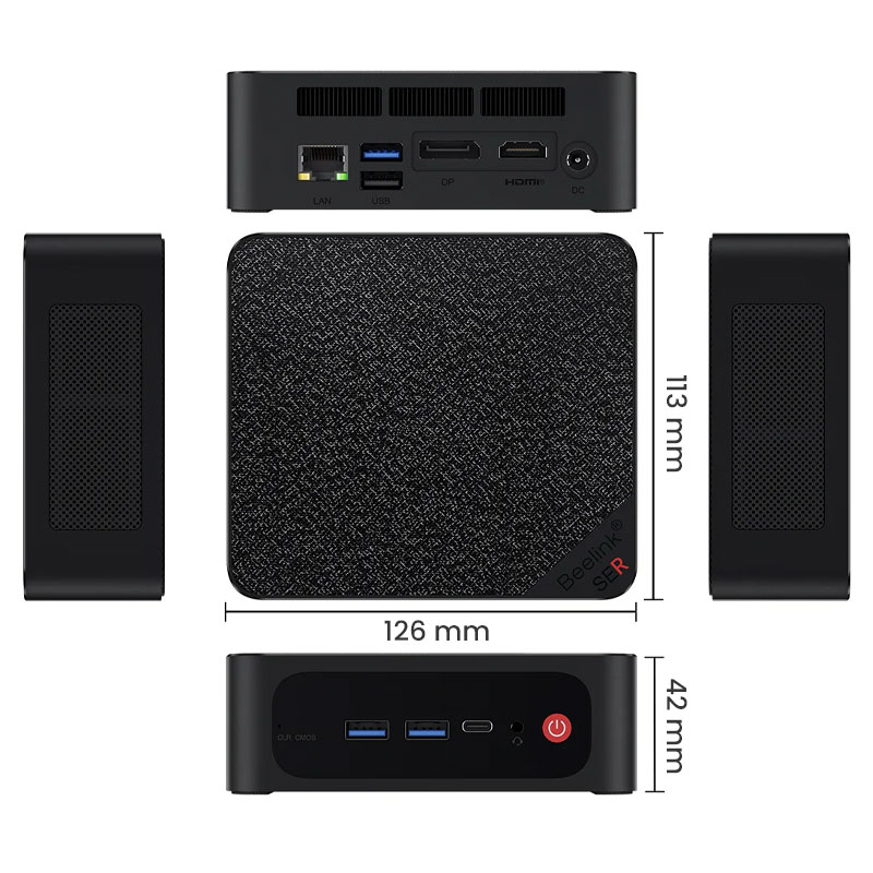 Mini PC BEELINK Ser5 Max Avec Windows 11 Pro