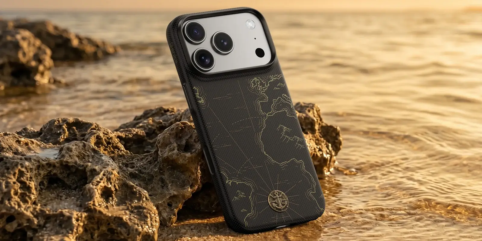 Coque BENKS ArmorEdge Air Navigator en Kevlar pour iPhone 18 Pro Max et iPhone 17 Pro Max