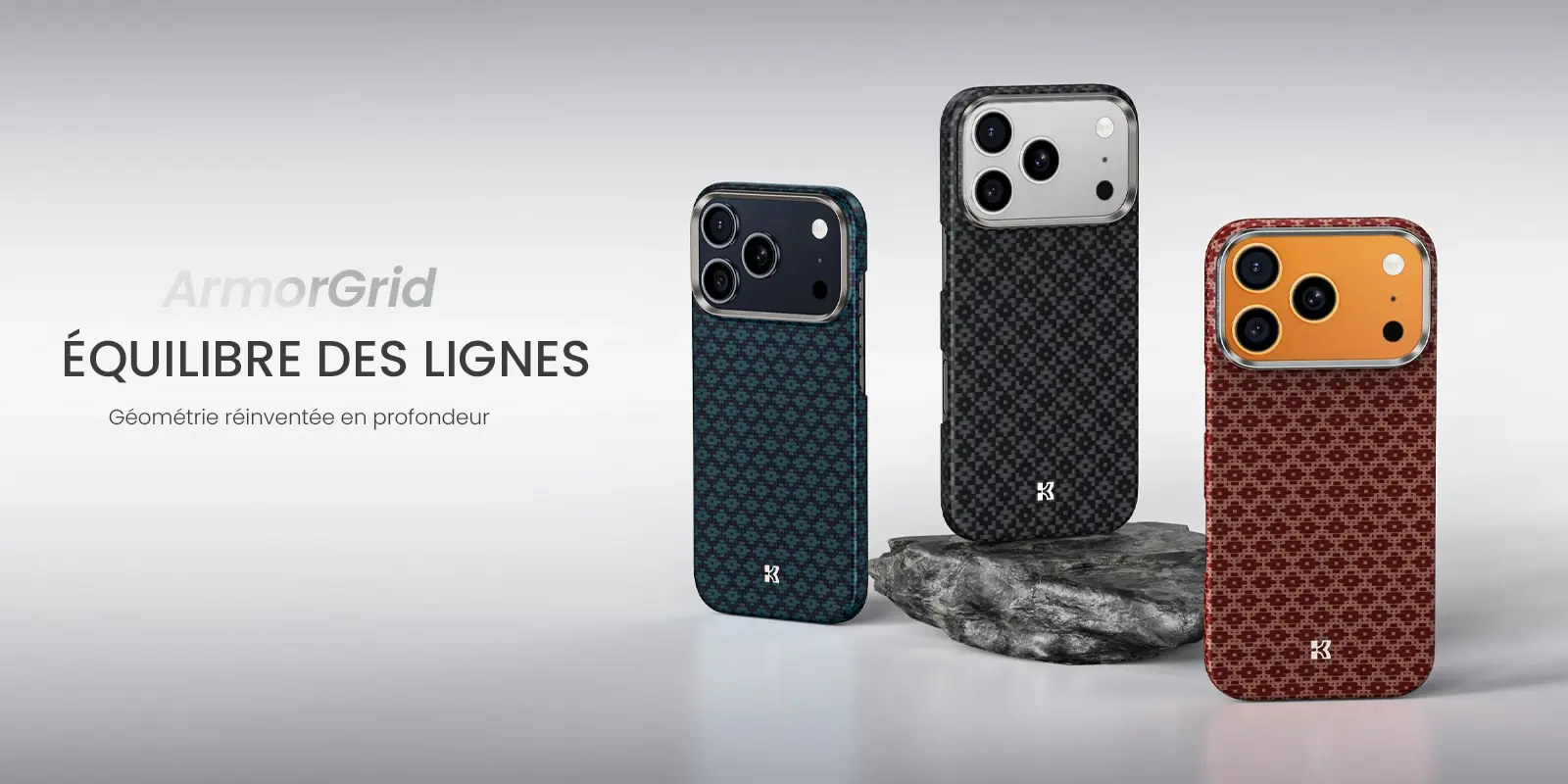 Coque MagSafe BENKS ArmorGrid Air pour iPhone 17