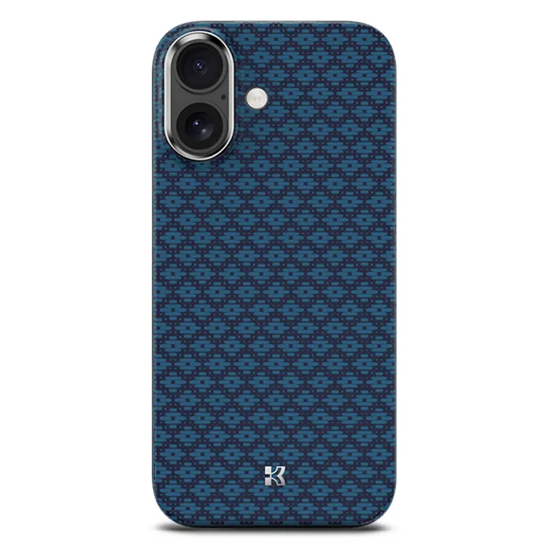 Coque MagSafe BENKS ArmorGrid Air pour iPhone 17 - Coloris Bleu