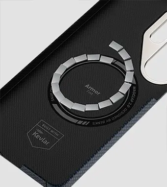 Galaxy S26 Plus - Coque MagSafe BENKS ArmorTint en Fibre Dupont Kevlar 1000D - Aimants Néodyme intégrés