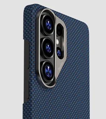 Galaxy S26 Plus - Coque MagSafe BENKS ArmorTint en Fibre Dupont Kevlar 1000D - Boutons latéraux ajourés