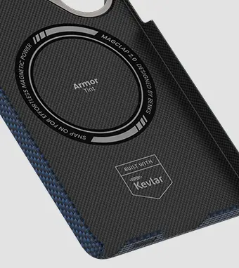 Galaxy S26 Plus - Coque MagSafe BENKS ArmorTint en Fibre Dupont Kevlar 1000D - Doublure intérieure en Kevlar