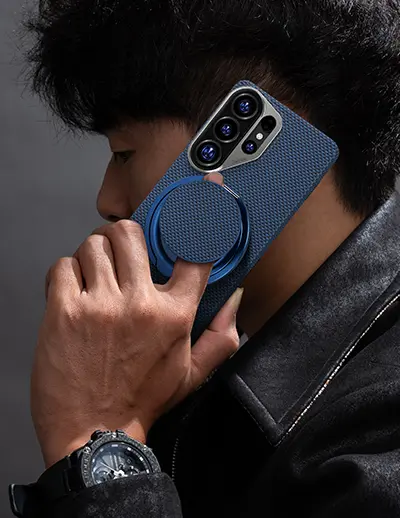 Galaxy S26 Plus - Coque MagSafe BENKS ArmorTint en Fibre Dupont Kevlar 1000D