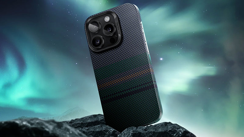 Coque MagSafe BENKS Aurora ArmorAir en Fibre Dupont Kevlar® 600D pour iPhone 16 Pro Max