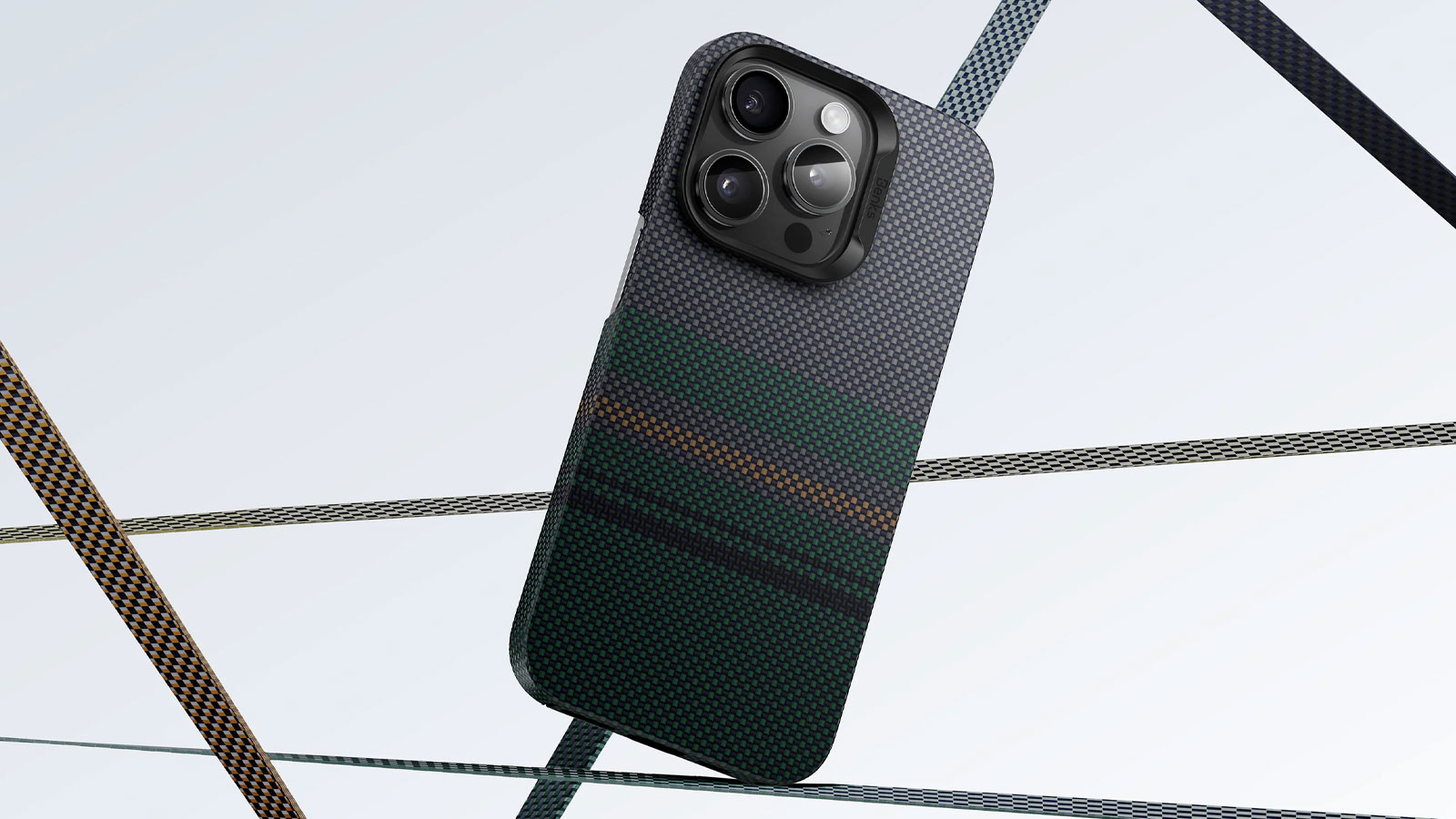 Coque MagSafe BENKS Aurora ArmorAir en Fibre Dupont Kevlar® 600D pour iPhone 16 Pro Max