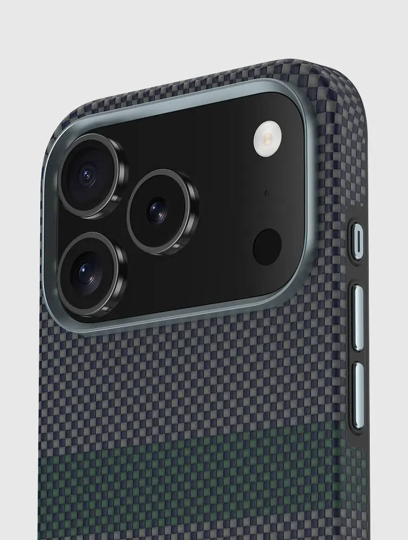 Coque MagSafe BENKS Aurora ArmorPro en Fibre Dupont Kevlar® 600D pour iPhone 17 Pro