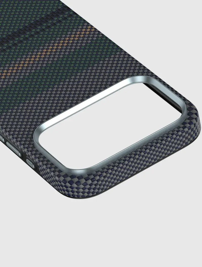Coque MagSafe BENKS Aurora ArmorPro en Fibre Dupont Kevlar® 600D pour iPhone 17 Pro