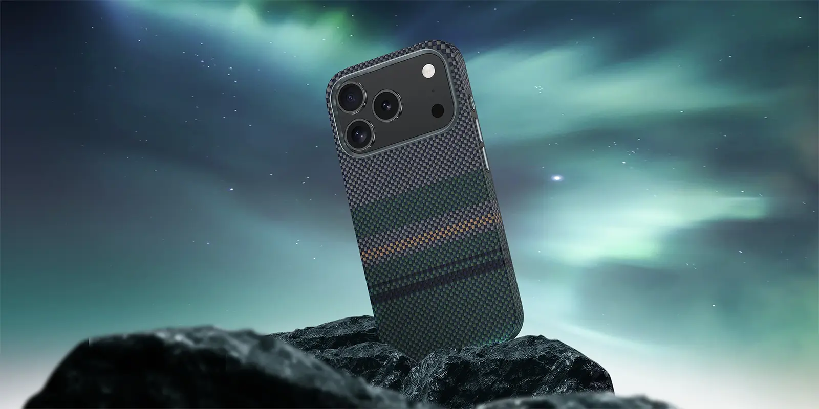 Coque MagSafe BENKS Aurora ArmorPro en Fibre Dupont Kevlar® 600D pour iPhone 17 Pro