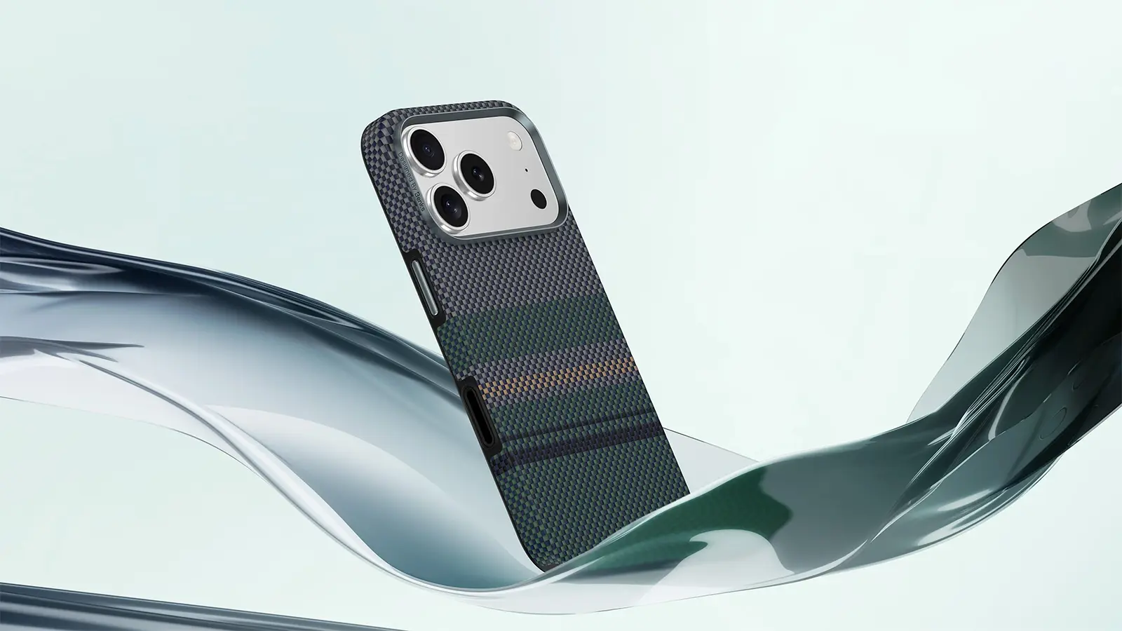 Coque MagSafe BENKS Aurora ArmorPro en Fibre Dupont Kevlar® 600D pour iPhone 17 Pro