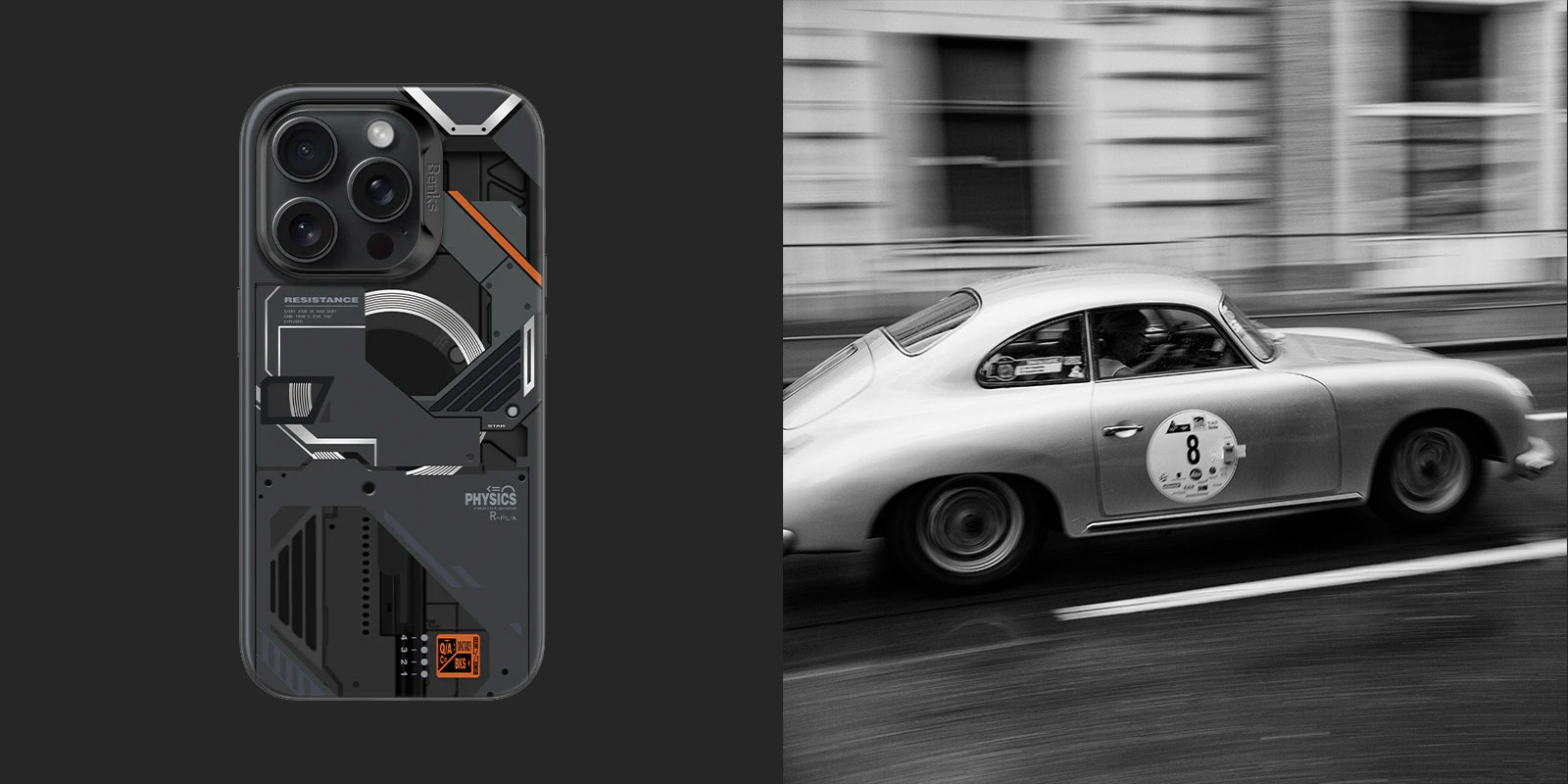 Coque MagSafe BENKS MagClap Chicago pour iPhone 16 Pro Max