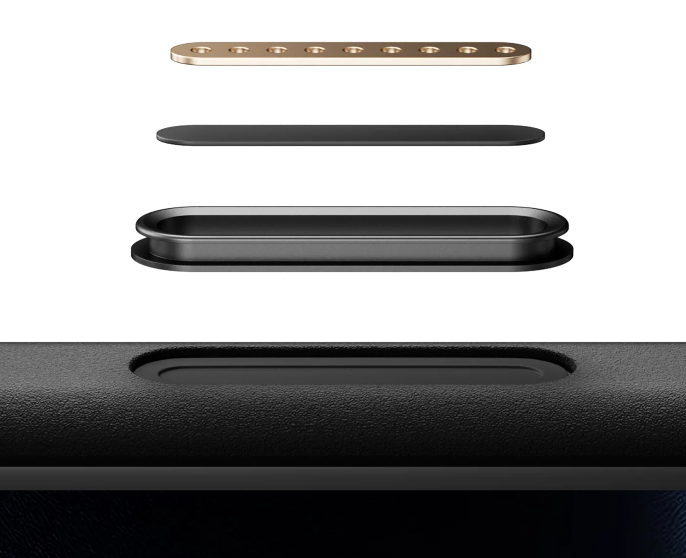 Structure du bouton Commande de l'appareil photo - Coque BENKS Knight Pro Noire pour iPhone 18 Pro et iPhone 17 Pro