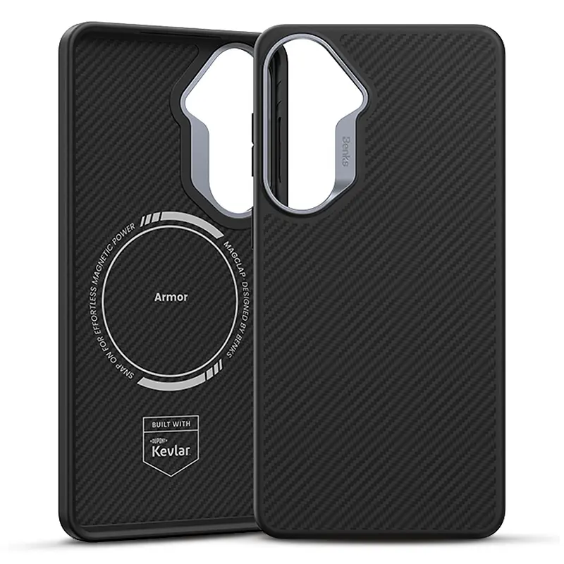 Coque Magnétique BENKS ArmorPro en Fibre Dupont Kevlar 600D pour Galaxy S26