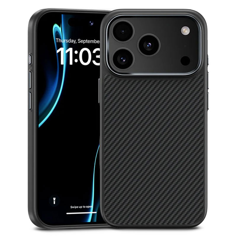 Coque MagSafe BENKS ArmorPro en Fibre Dupont Kevlar 600D pour iPhone 17 Pro Max