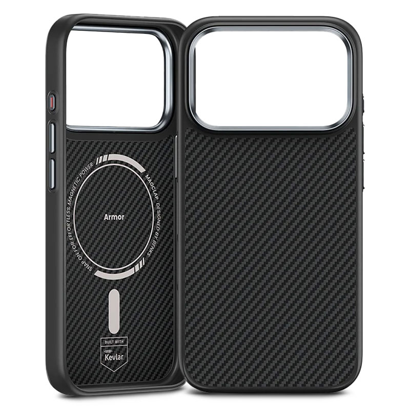 Coque MagSafe BENKS ArmorPro en Fibre Dupont Kevlar 600D pour iPhone 17 Pro Max