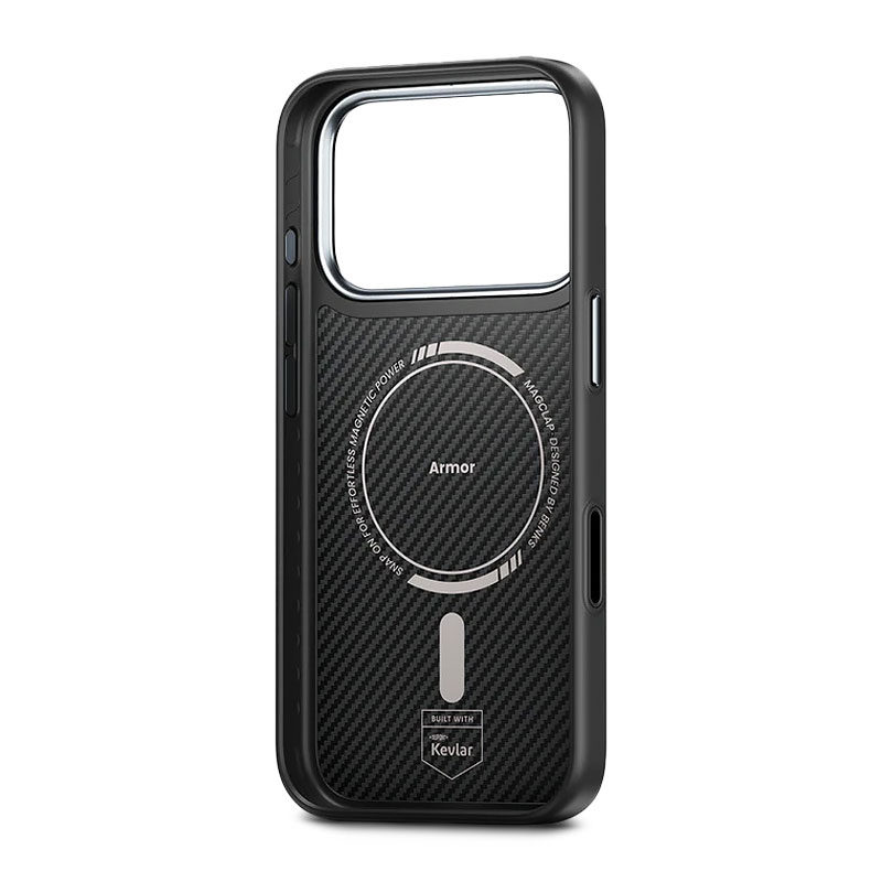 Coque MagSafe BENKS ArmorPro en Fibre Dupont Kevlar 600D pour iPhone 17 Pro Max